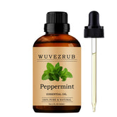 Huile essentielle Wuvezrub menthe—bouteille 60 ml diffusion aromatique rafraîchissante.