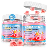 WyuuKi Calcium Citrate Gummies – pack deux bouteilles, pratique pour toute la famille.