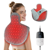 Xasla ceinture lumière rouge pour le cou et les épaules, détente potentielle