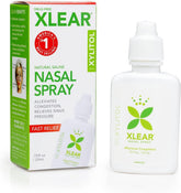 Bouteille Xlear spray nasal 0,75 oz pour hydrater les voies nasales.