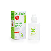 Xlear spray nasal pack de trois bouteilles, hydratation douce des muqueuses nasales.