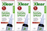 Xlear spray nasal naturel xyliol, bouteille prête à l'emploi pour hydrater et dégager les voies nasales.