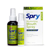 Xlear Spry: bouteille spray buccal hydratante pour bouche sèche.