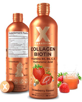 Bouteille XParadigm Puritas Corpus: collagène liquide prête à boire pour votre routine.
