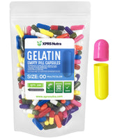 XPRS Nutra capsules vide taille 00, prêtes à remplir avec précision.