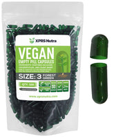 Capsules vides XPRS Nutra Taille 3 pour remplissage DIY précis.