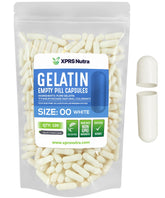 Gelules vide XPRS Nutra taille 00 faciles à remplir et doser.