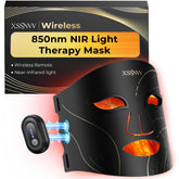XSSNVV masque lumière rouge 850 nm sans fil pour le soin du visage à domicile.