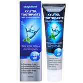Dentifrice XyloBurst hydroxyapatite à la menthe, renforçant l'émail et frais.