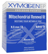 XYMOGEN kit-renouvellement-mitochondries: emballage clair et pratique pour routine quotidienne.