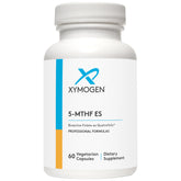 XYMOGEN 5-MTHF ES : bouteille montrant le conditionnement, soutien potentiel de l'humeur