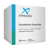 Boîte XYMOGEN Foundation Essentials prête pour une routine quotidienne.