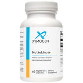 Xymogen Nattokinase - bouteille et gélules, pratique pour une routine cardio-circulatoire saine