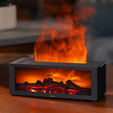 Diffuseur Yaledi cheminée-design et flamme douce pour ambiance chaleureuse.