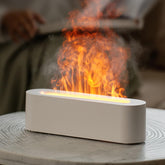 YALEDI diffuseur avec flamme de cheminée pour une ambiance chaleureuse et aromatique.