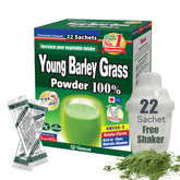 Poudre Yamamoto Kanpoh Barley Grass, sachets portables pour voyage