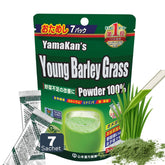 Jus Yamankan à l’orge verte en bouteille, pratique pour démarrer la journée.