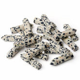 YATOJUZI jaspe dalmatien – ensemble de pierres naturelles pour énergie et équilibre.