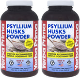 Yerba Prima Psyllium, bouteilles 340 g prêtes pour soutenir la régularité.