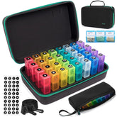 Yewltvep boîtes pilules mensuelles, coque rigide pour voyage pratique.