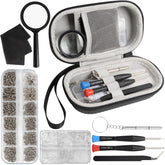 Kit Yewltvep pour lunettes avec vis et étui, prêt à l’emploi.