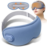 Masque yeux chauffant sans fil Yincook, chaleur apaisante et massage léger