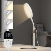Lampe YKoliron montre l'avant avec lumière 10000 lux pour énergie quotidienne.