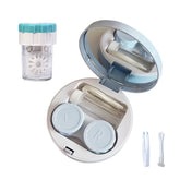 YKuzLx étui lentilles compact voyage, pratique pour déplacements quotidiens.