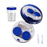 YKuzLx étui lentilles pack voyage bleu, rangement pratique.
