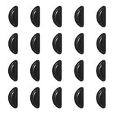 Coussins nasaux demi-lune anti-glisse Ymapinc en silicone, confort durable.