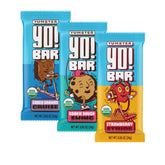 Yo! Bar Bearded Brothers pack de 3 saveurs, collation pratique pour enfants.