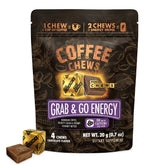 YouChews Café Chews — Emballage recto, énergie rapide pour les déplacements quotidiens.