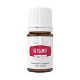 Young Living Bergamot Vitality 5ml, flacon pour aromatiser boissons.