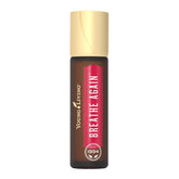 Young Living Breathe Again: rouleau 10 ml sur bouteille, souffle frais en déplacement.