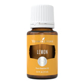Young Living Citron, bouteille 15 ml, parfum frais pour une atmosphère rafraîchissante.