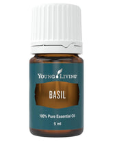 Young Living huile essentielle basilic – bouteille 5 ml, stimule la concentration.