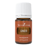 Young Living Gingembre huile essentielle 5ml — bouteille, arôme épicé pour diffusion