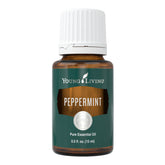 Young Living menthe poivrée – bouteille d’huile essentielle, pure et prête à l’emploi.