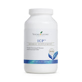 Young Living ICP poudre : image de la bouteille favorisant l’absorption des nutriments.