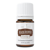 Young Living Poivre Noir Vitality – bouteille 5 ml prête à relever vos plats quotidiens