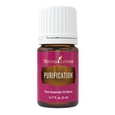 Bouteille Young Living Purification 5 ml prête à diffuser pour une ambiance fraîche.