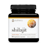 Youtheory Shilajit Primavie – bouteille visible, énergie potentielle pour journées actives