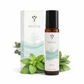Yuganify Migraine Stick Roll-On menthe poivrée pour respiration plus claire