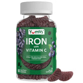 Gommes au fer YUM-V'S en bouteille pour un apport quotidien