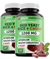 Yuve riz rouge levure en bouteille, routine bien-être.