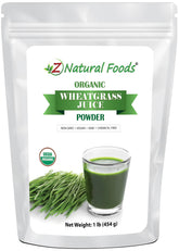 Z Natural Foods Poudre ble vert, nutriments naturels pour energie et digestion.