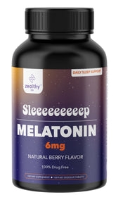 Mélatonine Z Zealthy Life, comprimé à dissolution rapide, pratique en voyage