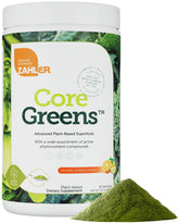 Zahler Core Greens: bouteille-pour, boisson verte prête rapidement pour l’énergie quotidienne.