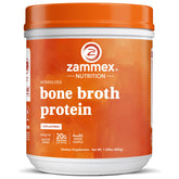 Zammex Bouillon Os – bouteille: source naturelle de collagène et protéines pratiques pour vos repas.