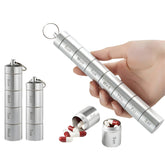 Organisateur de pilules hebdomadaire Zamzam Ecom, pratique pour vitamines et médicaments.